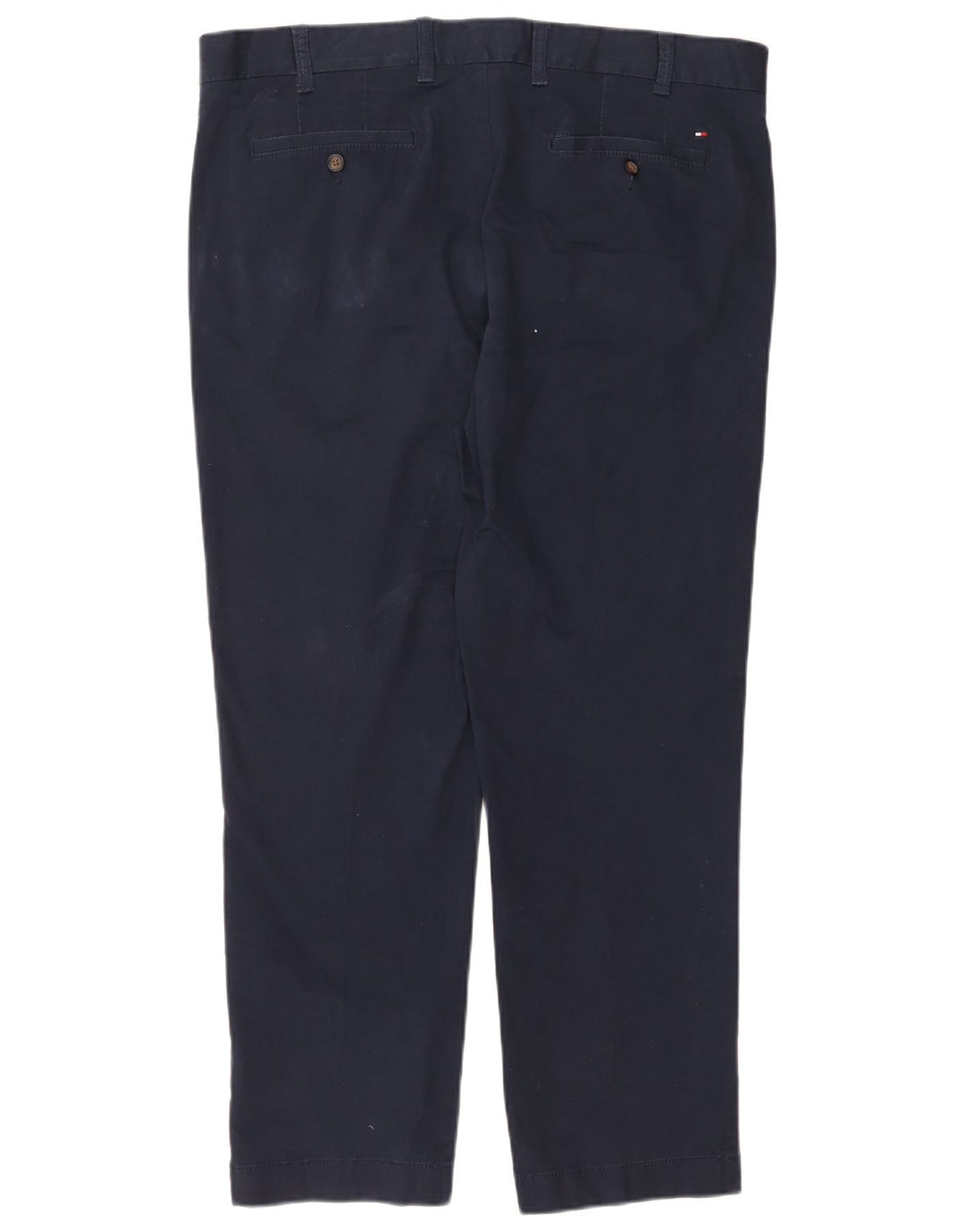 TOMMY HILFIGER Herren-Chinohose mit maßgeschneiderter Passform und gerader Passform, W38 L30, Marineblau