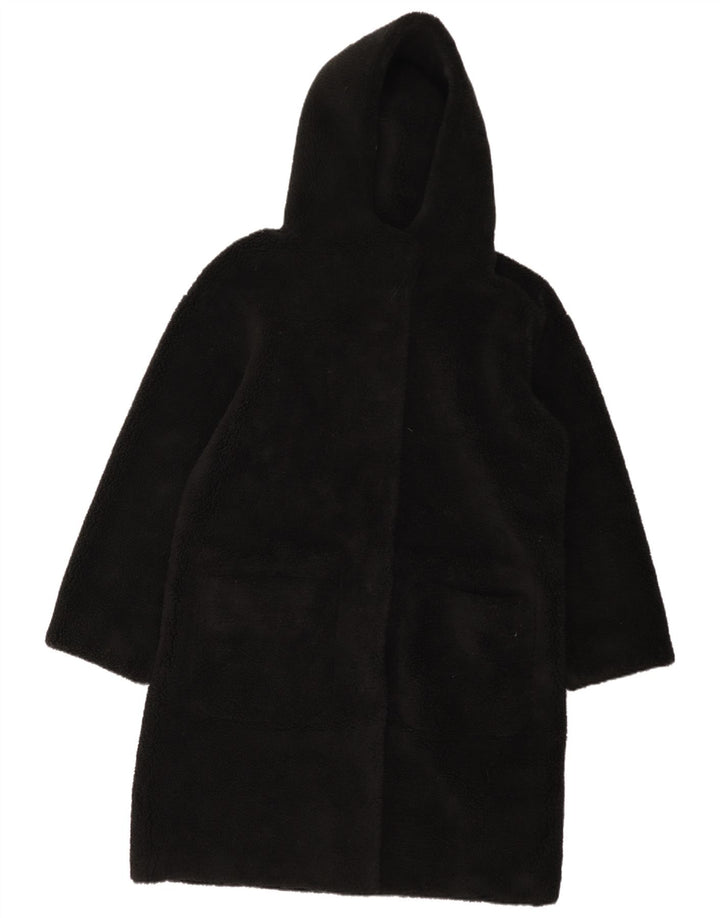 Gina Womens Reversible Sherpa Overcoat EU 42/44 Large Schwarz Polyester