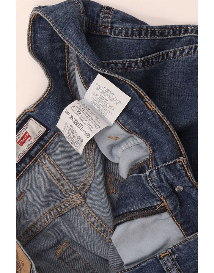 Carrera Herren 618 Denim Cargo Shorts W34 Große blaue Baumwolle