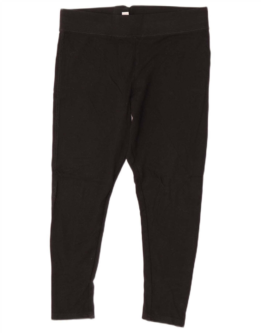Topshop Damen Capri-Leggings UK 12 Mittelschwarze Viskose