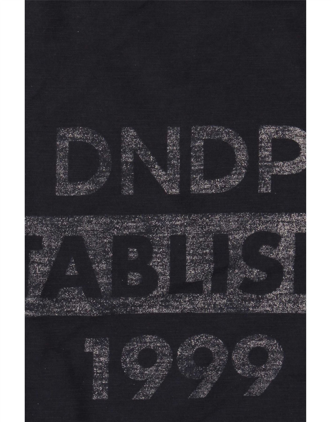 Dondup Herren-T-Shirt mit Grafik, mittlere marineblaue Baumwolle