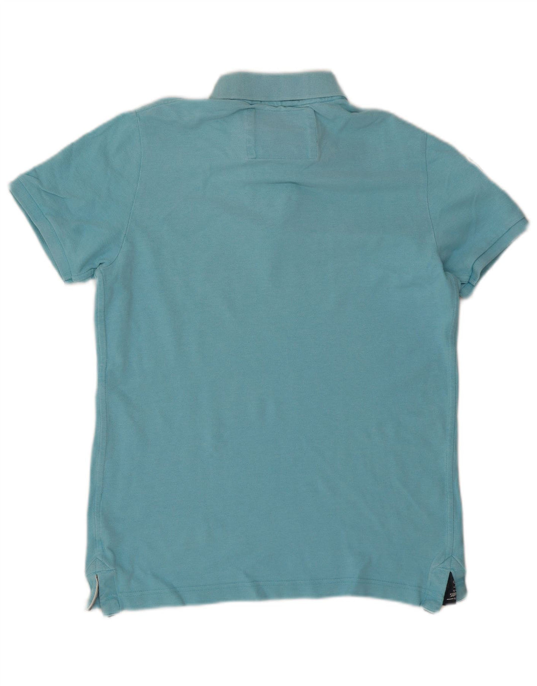 Superdry Herren-Poloshirt mit Grafik, XL, Blau, Baumwolle