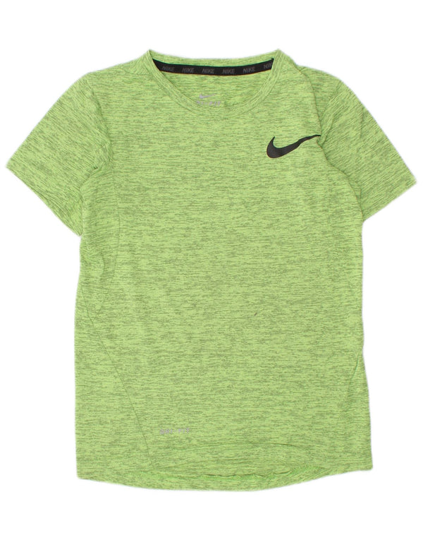 Nike Jungen Dri Fit T-Shirt Top 6–7 Jahre XS Grün meliert