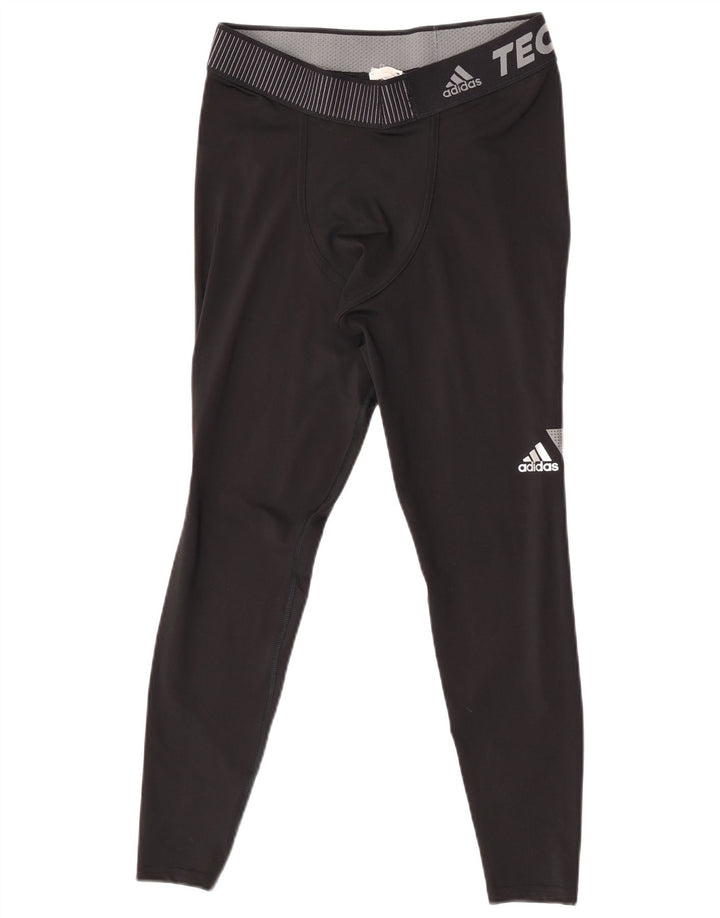 Adidas Herren Climacool Leggings, großes schwarzes Polyester