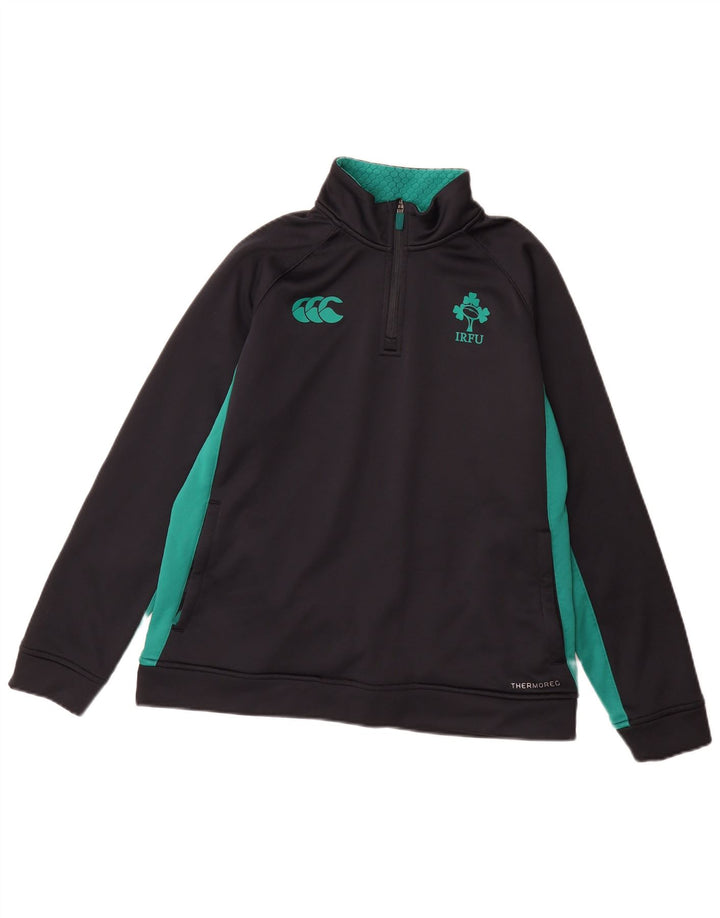 Canterbury Jungen IRFU Graphic Sweatshirt Pullover 11-12 Jahre Schwarz