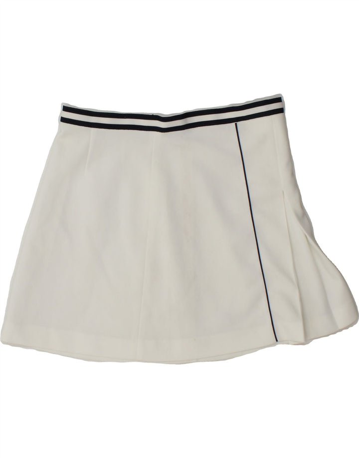 VINTAGE Womens Tennis Skirt IT 48 XL  White Polyester Vintage Vintage and Second-Hand Vintage from Messina Hembry 