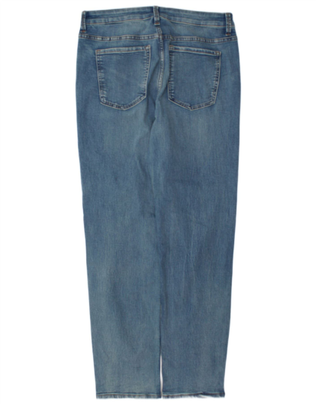 Marks & Spencer Damen Slim Jeans UK 14 Large W36 L29 Blaue Baumwolle