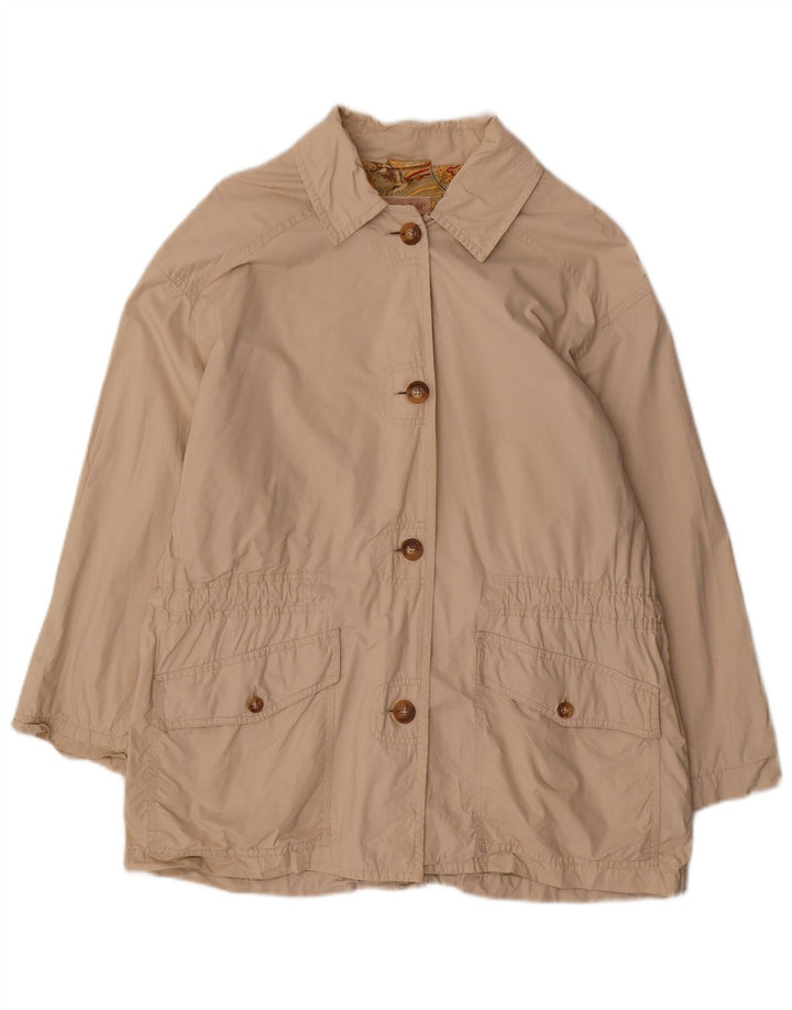 BROOKSFIELD Damen Windjacke IT 42 Mittelbeige Baumwolle