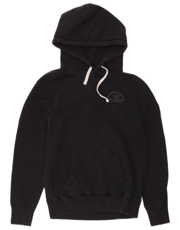 Jack Wills Herren Kapuzenpullover XS Schwarz Baumwolle
