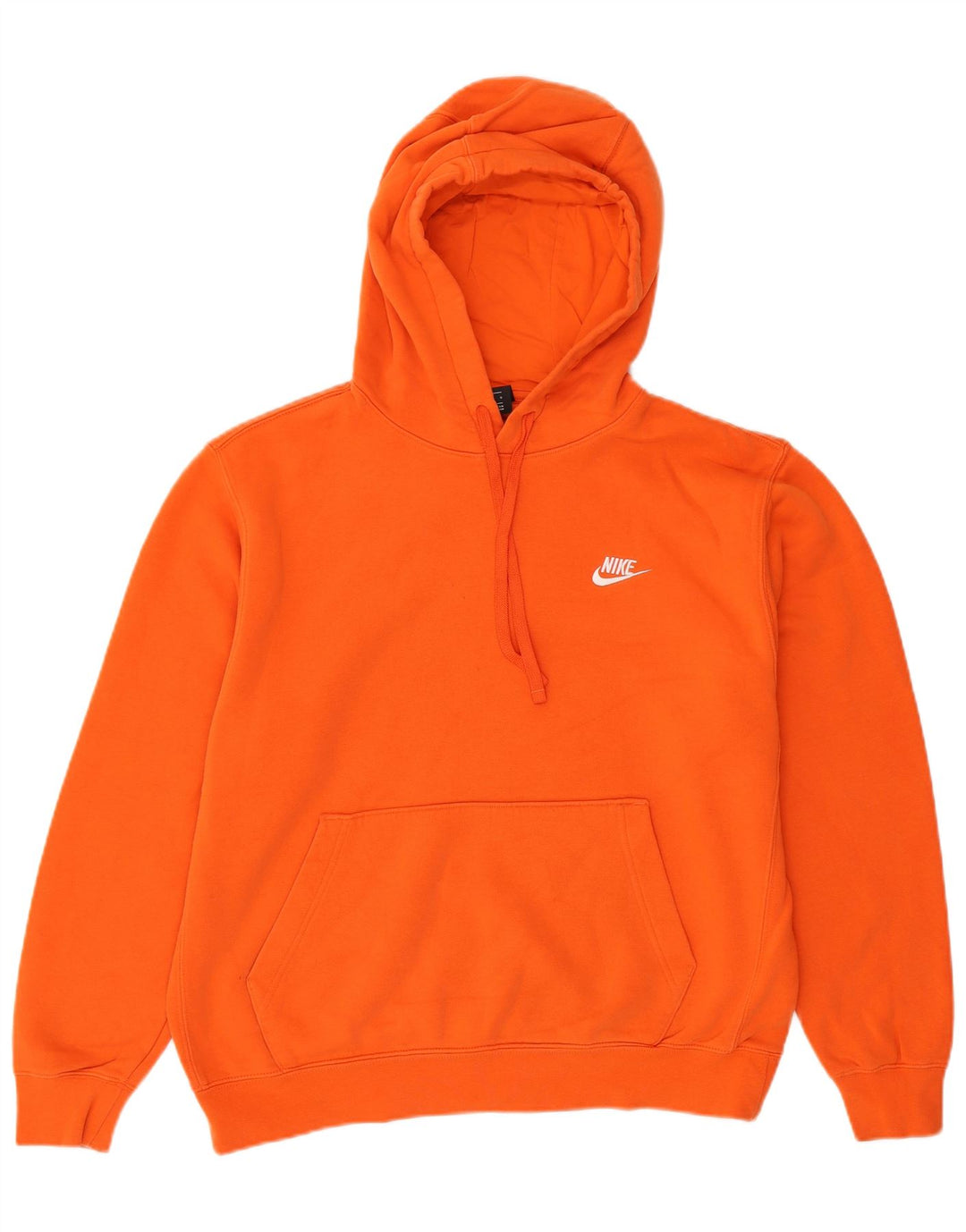 NIKE Herren Kapuzenpullover, groß, orange, Baumwolle
