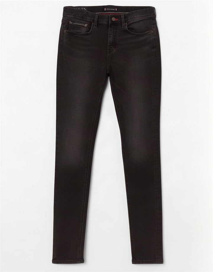 Tommy Hilfiger Herren Bleecker Slim Jeans W33 L32 Schwarz Baumwolle