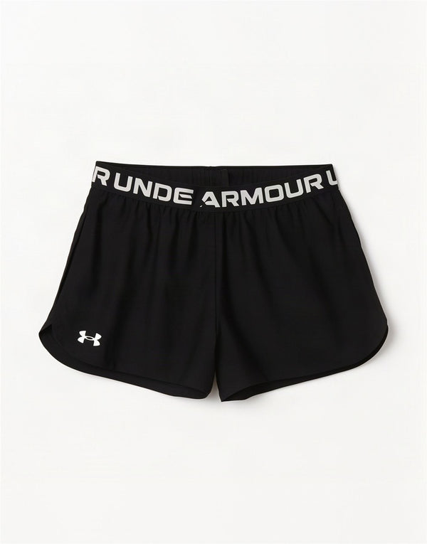Under Armour Heat Gear Loose Fit Sportshorts für Mädchen, 13–14 Jahre, XL, Schwarz