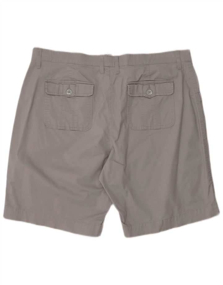 LEE Damen Freizeitshorts US 18 2XL W38 Graue Baumwolle