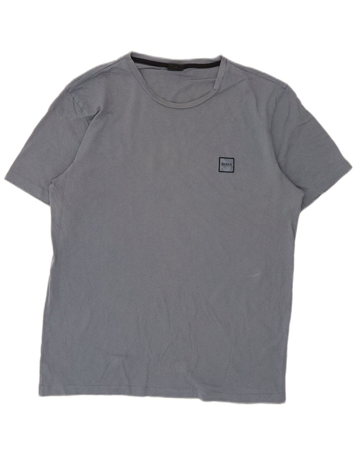 Hugo Boss Herren T-Shirt Top Large Blau