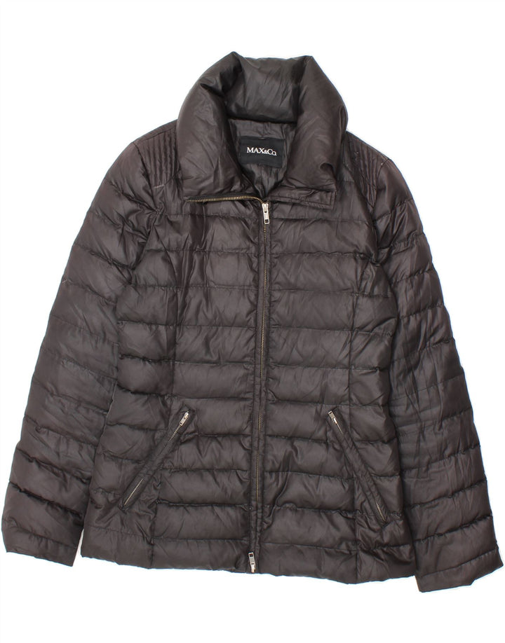 MAX & CO. Womens Padded Jacket UK 10 Small  Black Polyester Vintage Max & Co. and Second-Hand Max & Co. from Messina Hembry 