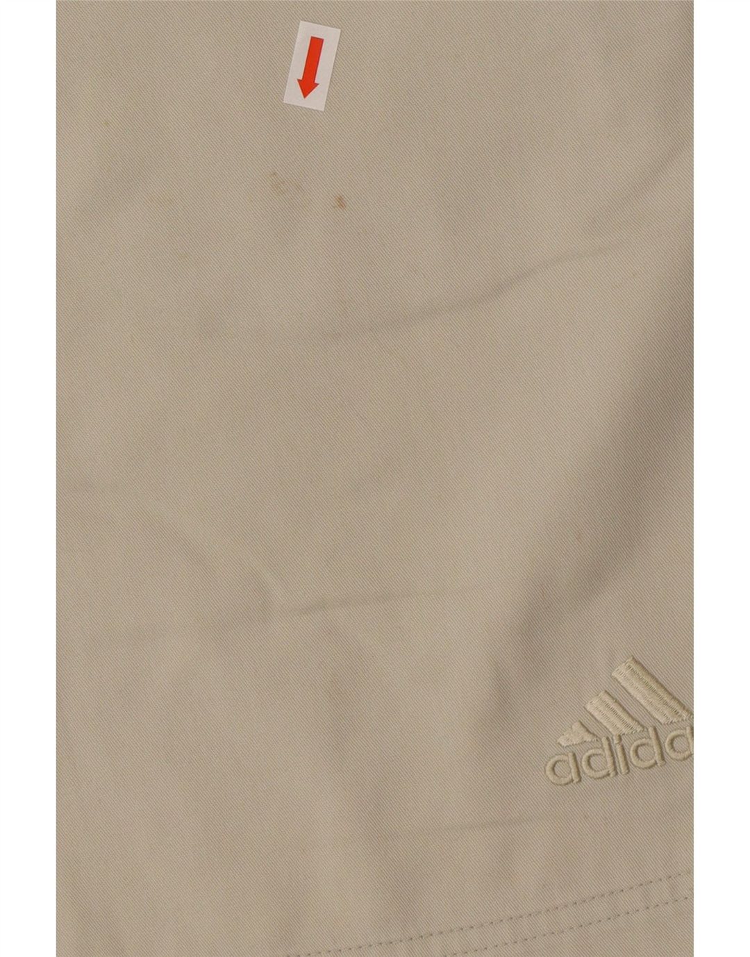 Adidas Herren Chino Shorts Large W34 Beige Polyester