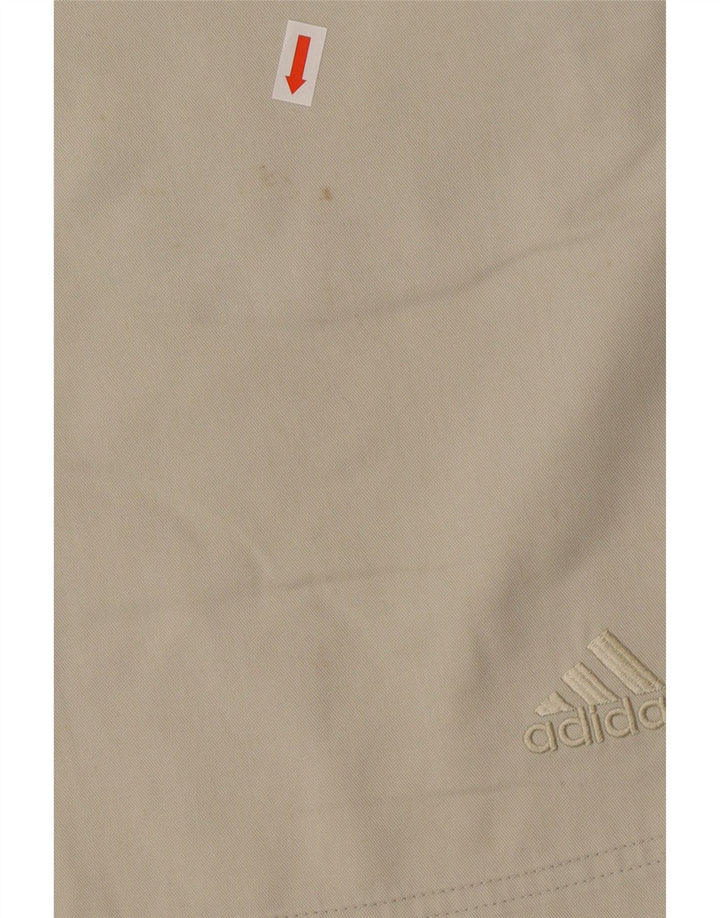 Adidas Herren Chino Shorts Large W34 Beige Polyester