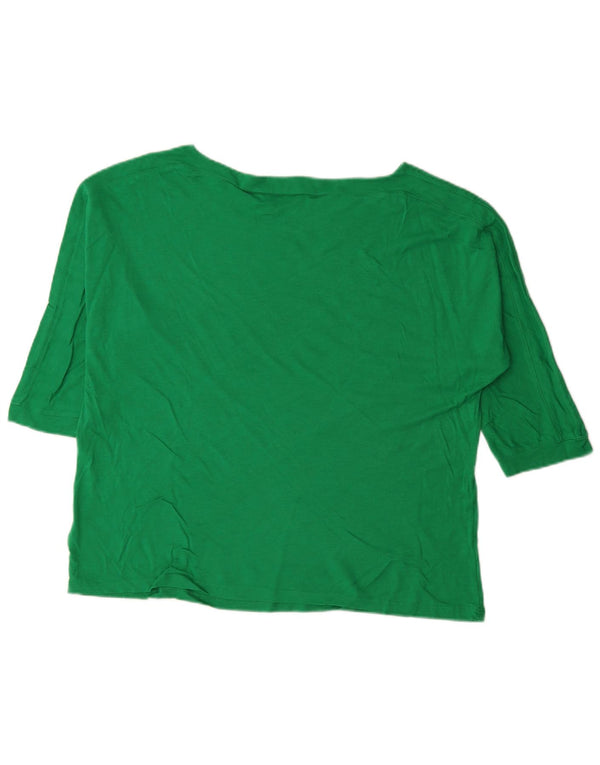 Phase Eight Damen-Top, 3/4-Ärmel, UK 18, XL, grüne Baumwolle