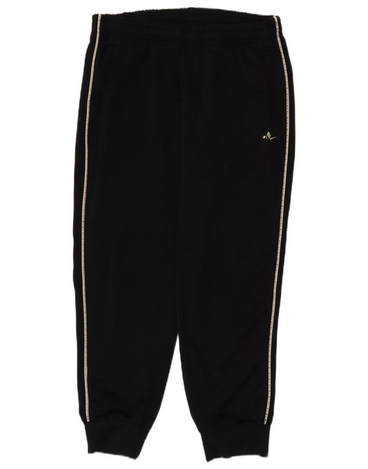 Nike Herren-Trainingshose, Jogginghose, groß, schwarz gestreift, Polyester
