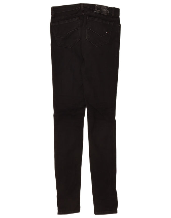 Tommy Hilfiger Damen Skinny Jeans W28 L33 Schwarz Baumwolle