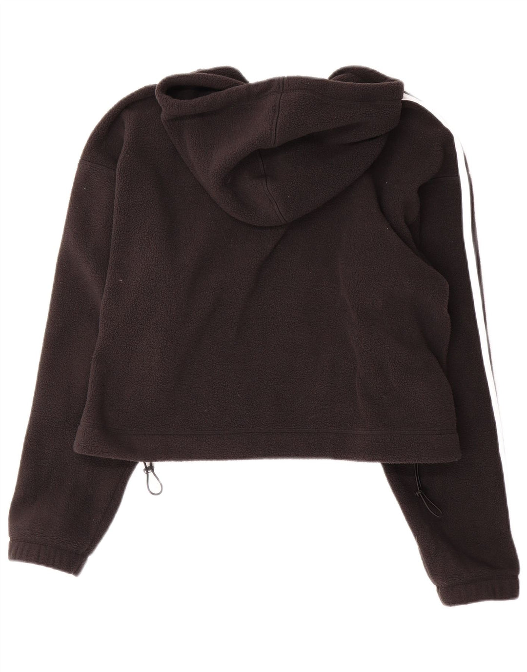 ADIDAS Damen Primegreen Oversized Zip Hoodie Pullover UK 16 Large Schwarz