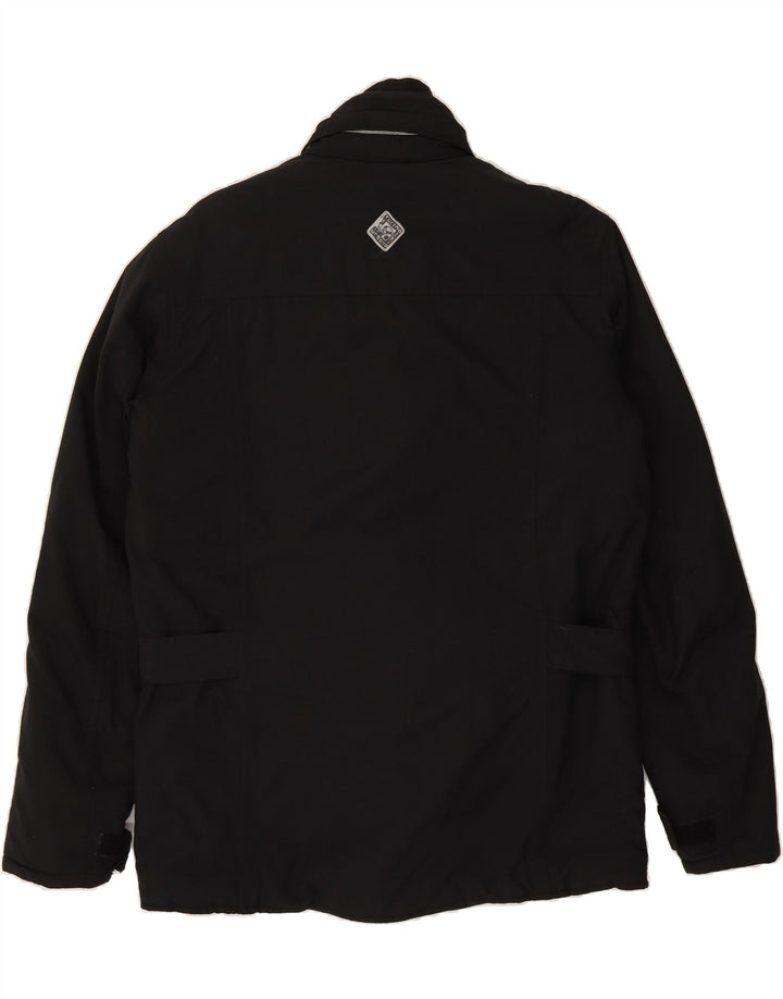 TUCANO URBANO Mens Racer Jacket IT 48 Medium Black Polyamide Vintage Tucano Urbano and Second-Hand Tucano Urbano from Messina Hembry 