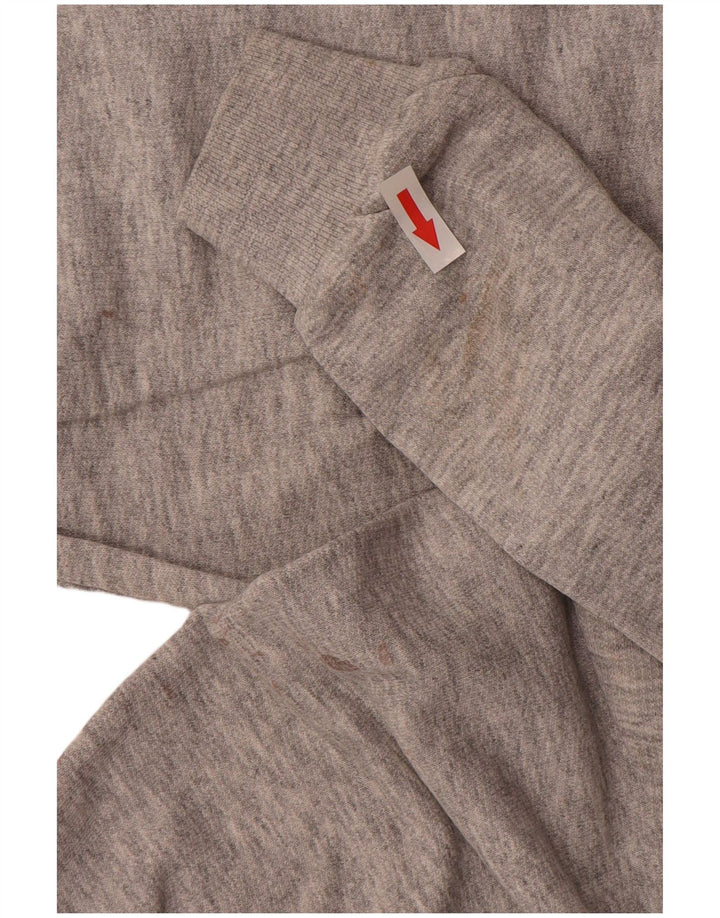 Wrangler Herren-Sweatshirt, groß, grau gestreift, Baumwolle