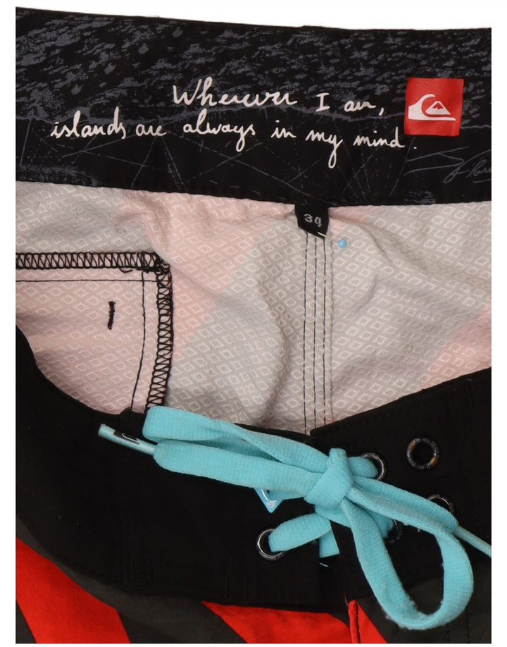 QUIKSILVER Herren-Badeshorts, groß, mehrfarbig, gestreift, Polyester