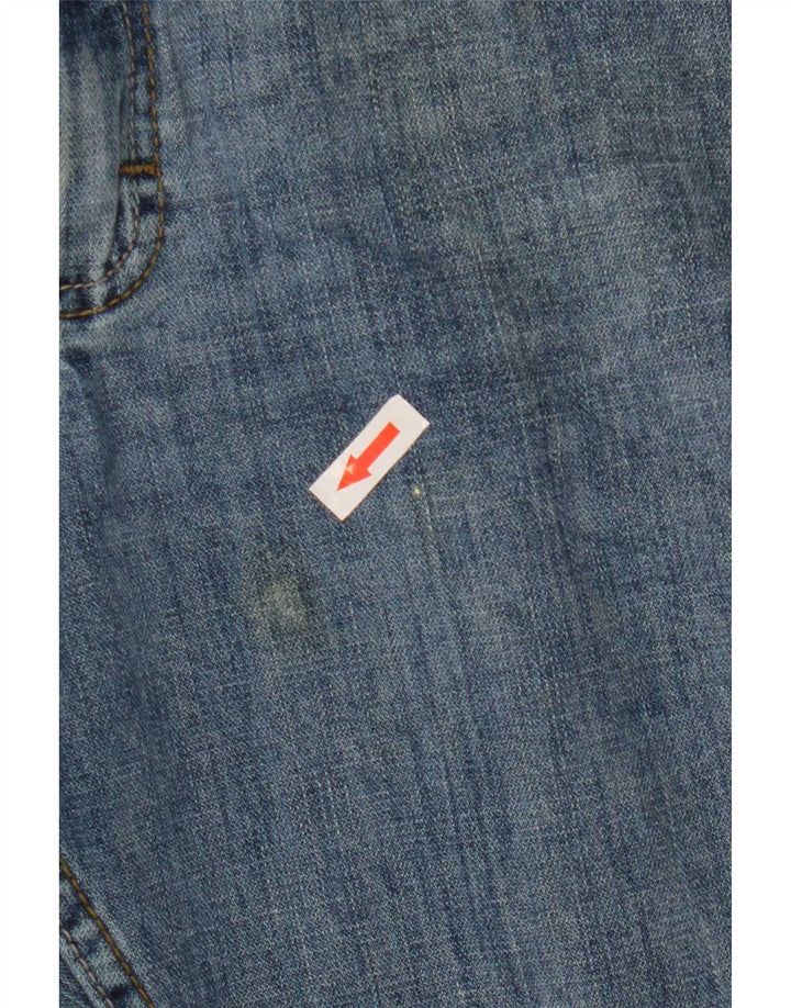 Lee Herren Straight Jeans W38 L29 Blaue Baumwolle