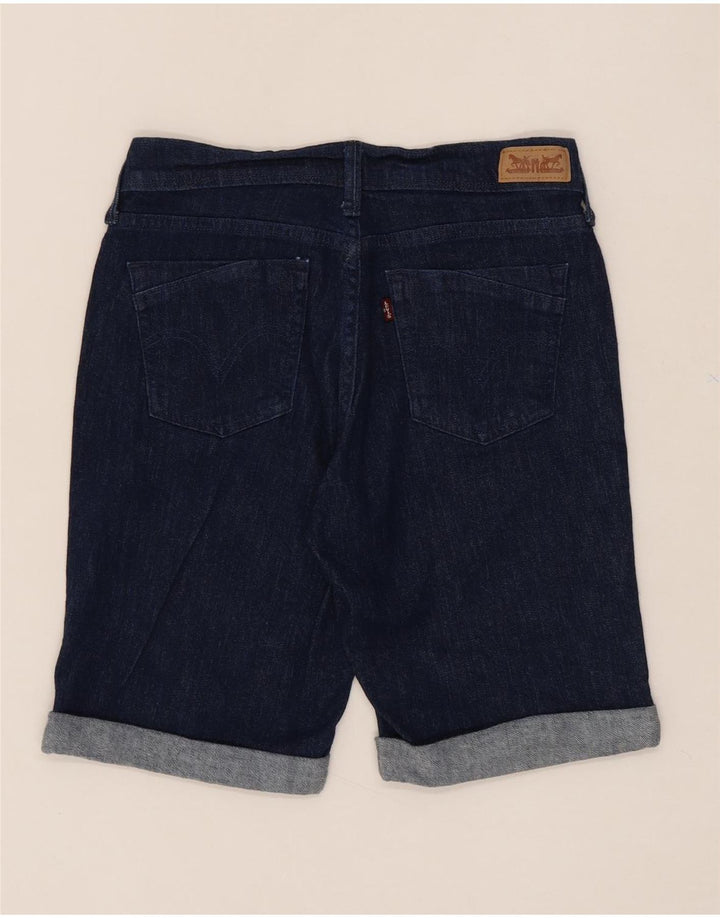 LEVI'S Womens Denim Shorts US 4 Small W28  Navy Blue Vintage Levi's and Second-Hand Levi's from Messina Hembry 