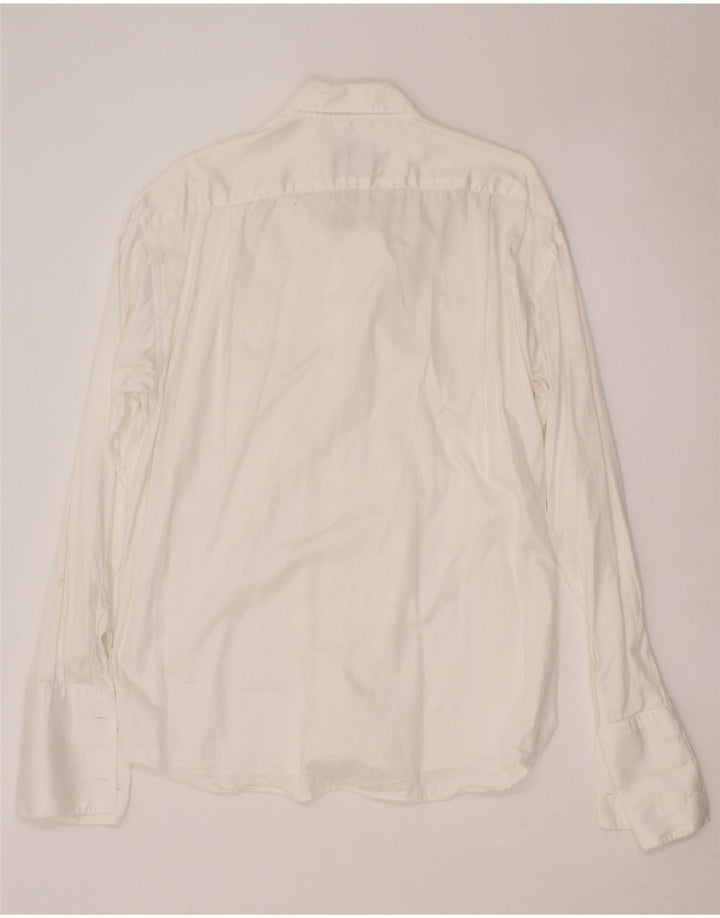 ROCCOBAROCCO Mens Formal Shirt Size 43 17 XL White Vintage Roccobarocco and Second-Hand Roccobarocco from Messina Hembry 