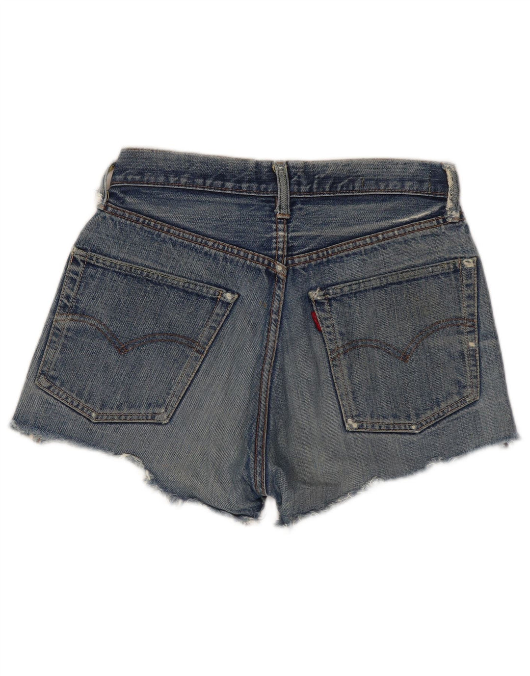 Levi's Damen Jeansshorts W28 Mittelblau