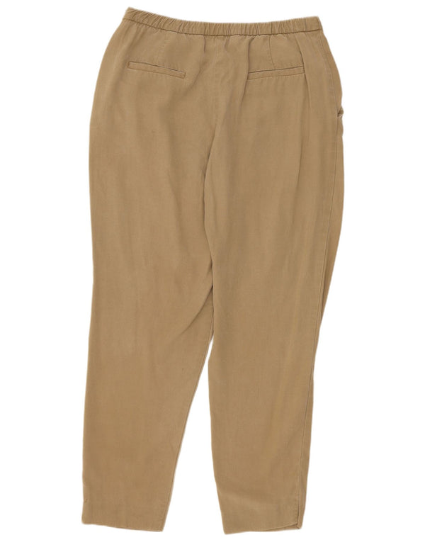 Zara Damen Tapered Chino Hose Medium W28 L26 Khaki