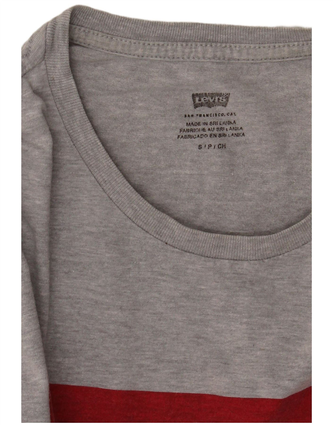 Levi's Herren-T-Shirt mit Grafik, Größe S, Grau
