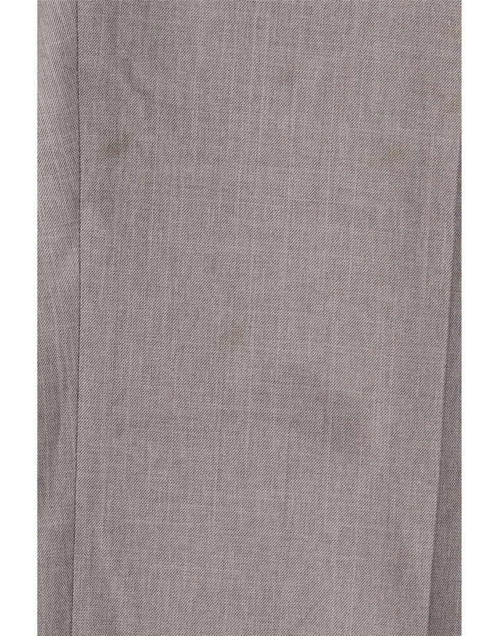 Gerade Herren-Anzughose von Marks & Spencer, W42, L29, grau, Polyester