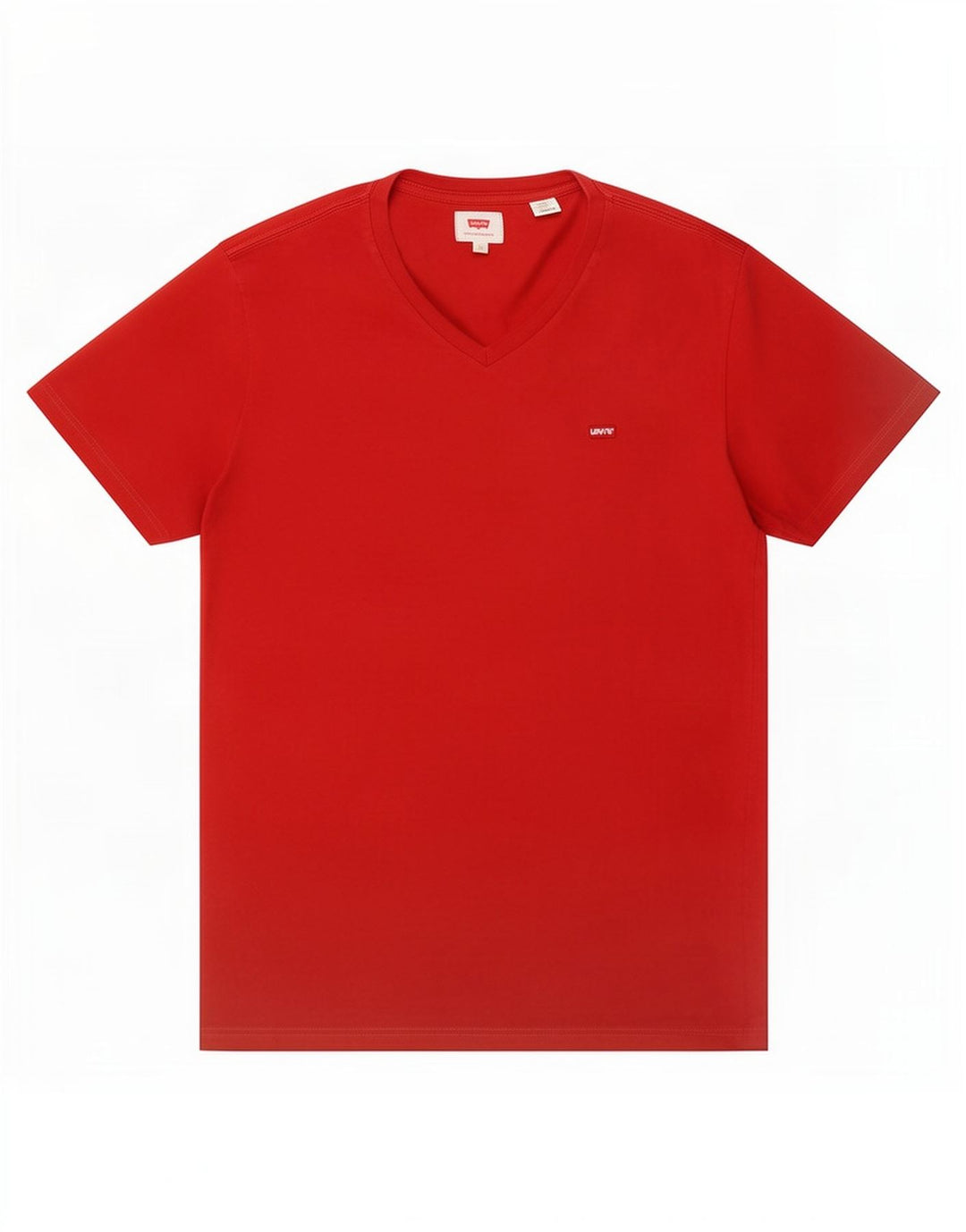 Levi's Herren-T-Shirt-Oberteil aus mittelroter Baumwolle