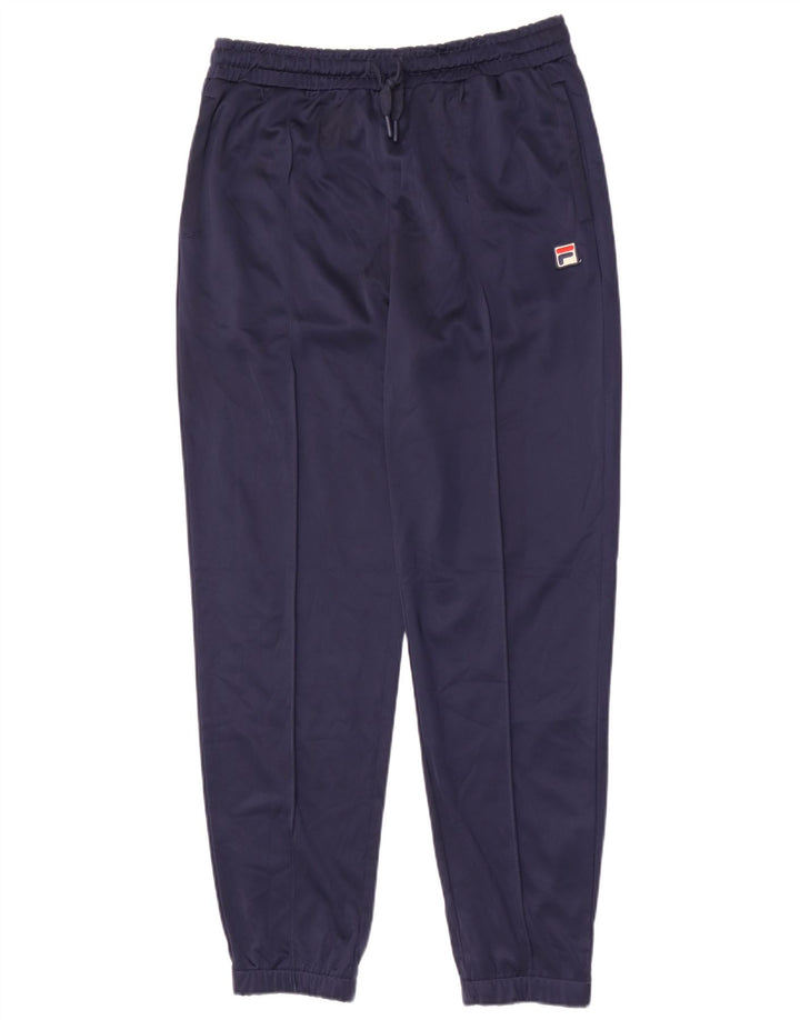 Fila Herren-Trainingshose, Joggers, mittleres Marineblau, Polyester