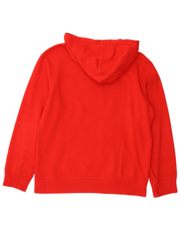 Gap Jungen-Pullover mit grafischem Kapuzenpullover, 11–12 Jahre, 2XL, rote Baumwolle
