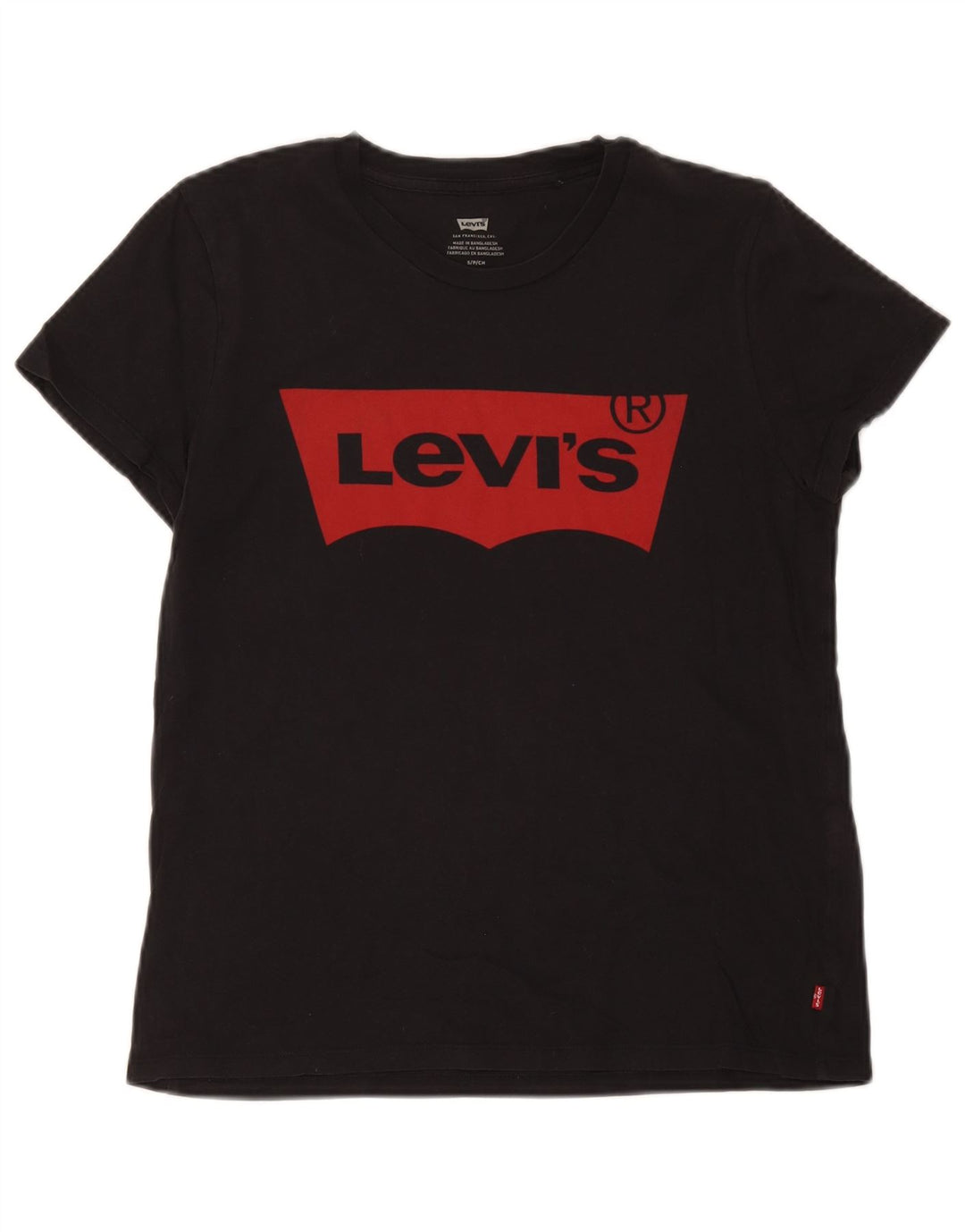 Levi's Herren T-Shirt mit Grafik, Größe S, Schwarz