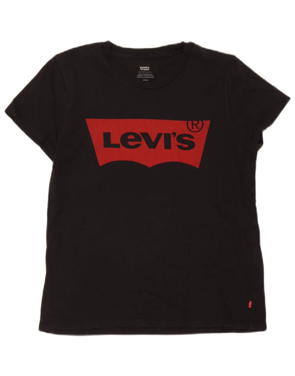 Levi's Herren T-Shirt mit Grafik, Größe S, Schwarz