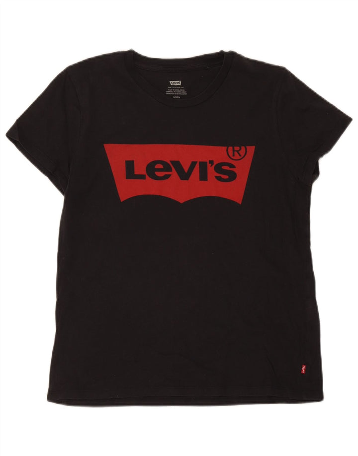 Levi's Herren T-Shirt mit Grafik, Größe S, Schwarz