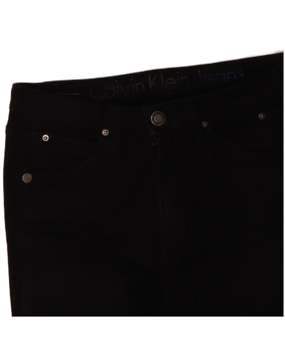 CALVIN KLEIN Damen Skinny Jeans W26 L30 Schwarz
