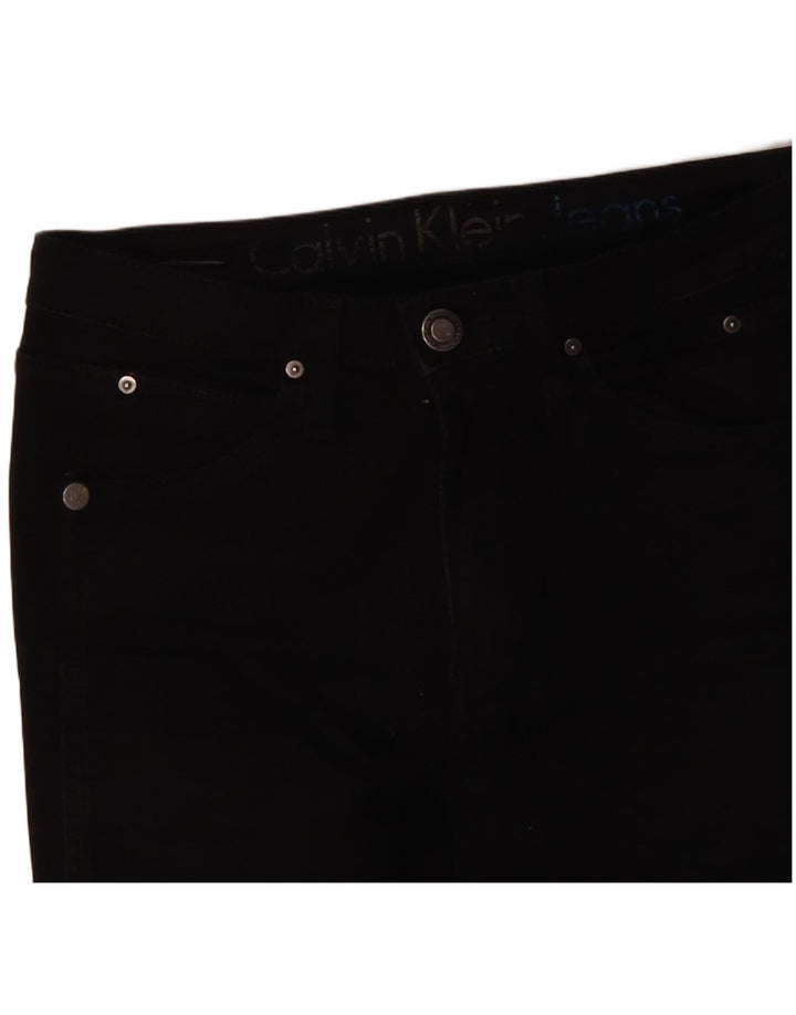 CALVIN KLEIN Damen Skinny Jeans W26 L30 Schwarz