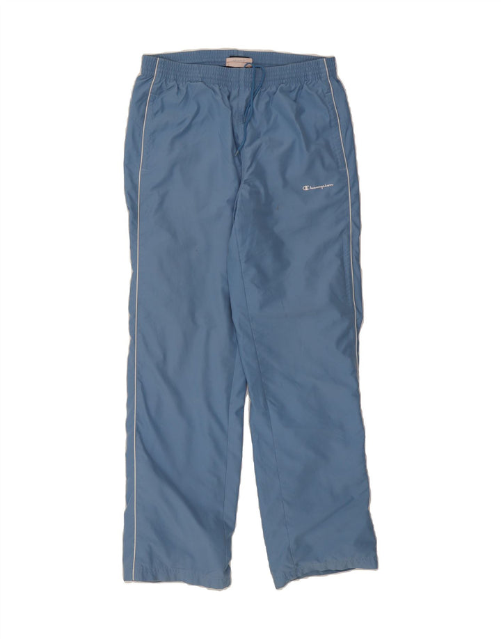 CHAMPION Mens Tracksuit Trousers Large  Blue Polyester Vintage Champion and Second-Hand Champion from Messina Hembry 