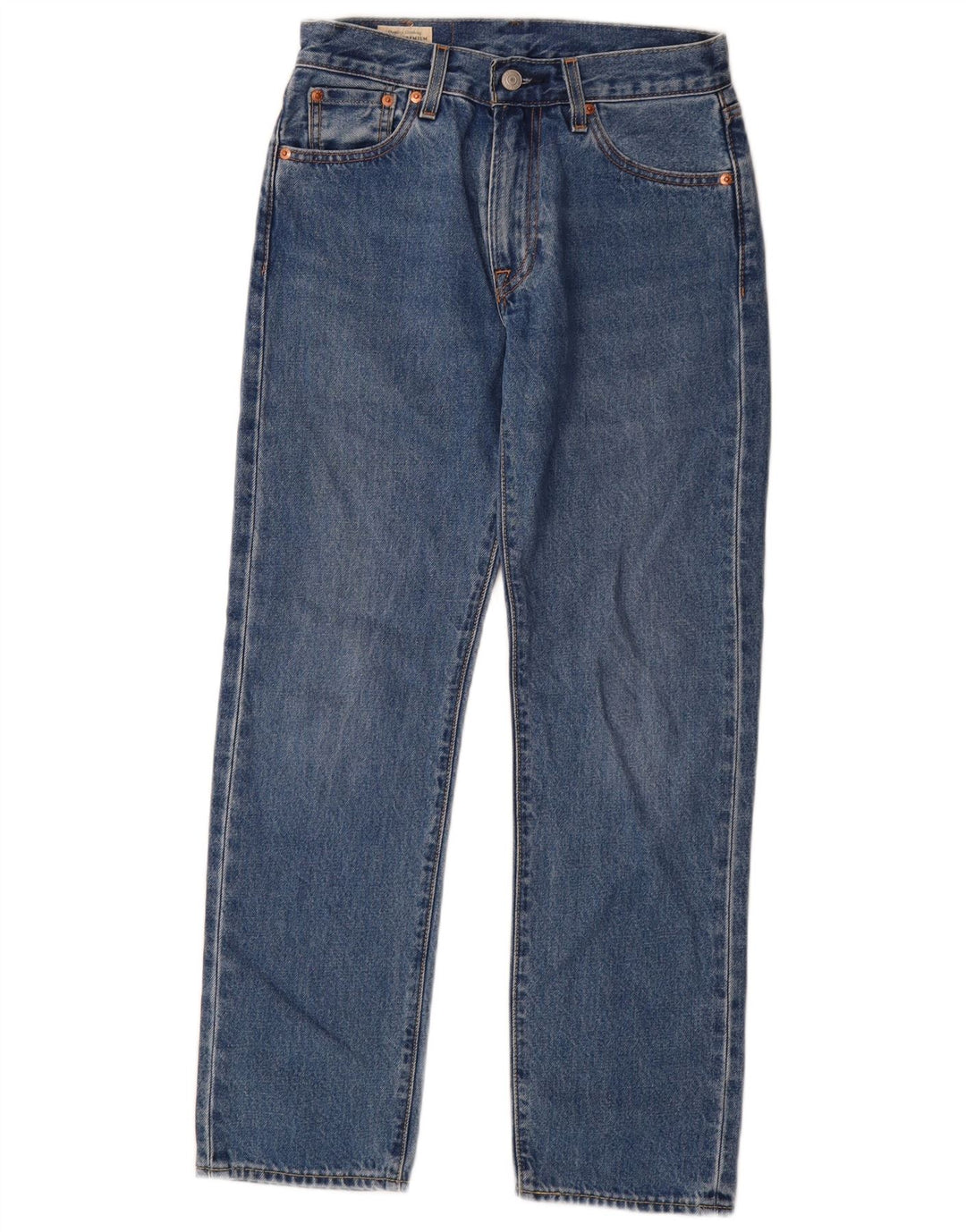 Levi's Damen 551 Straight Jeans W26 L30 Blaue Baumwolle