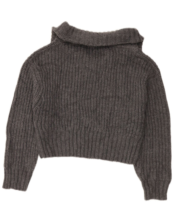 MINT VELVET Damen Strickjacke UK 18 XL Grau Acryl