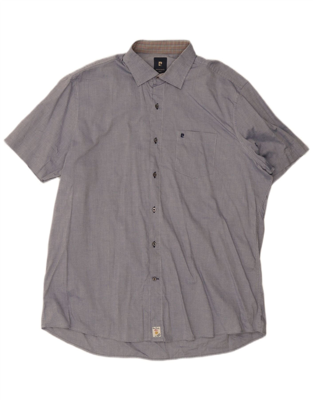 Pierre Cardin Herren Kurzarmhemd XL Blau