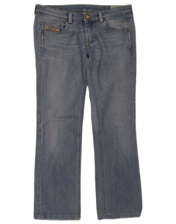 Diesel Damen Doozy Bootcut Jeans W29 L26 Blaue Baumwolle