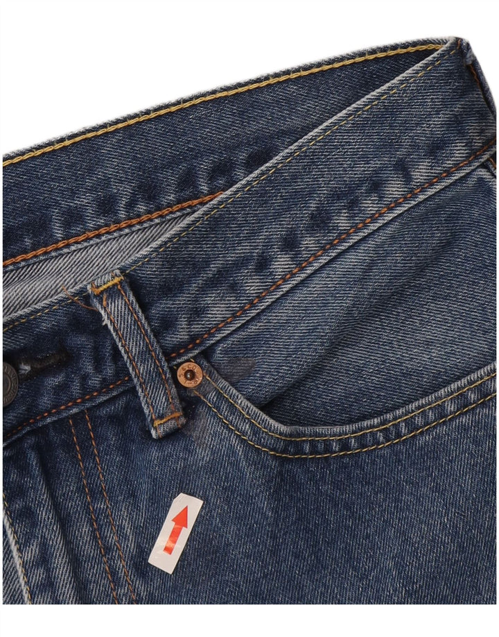 Levi's Herren 751 verkürzte gerade Jeans W32 L24 blaue Baumwolle
