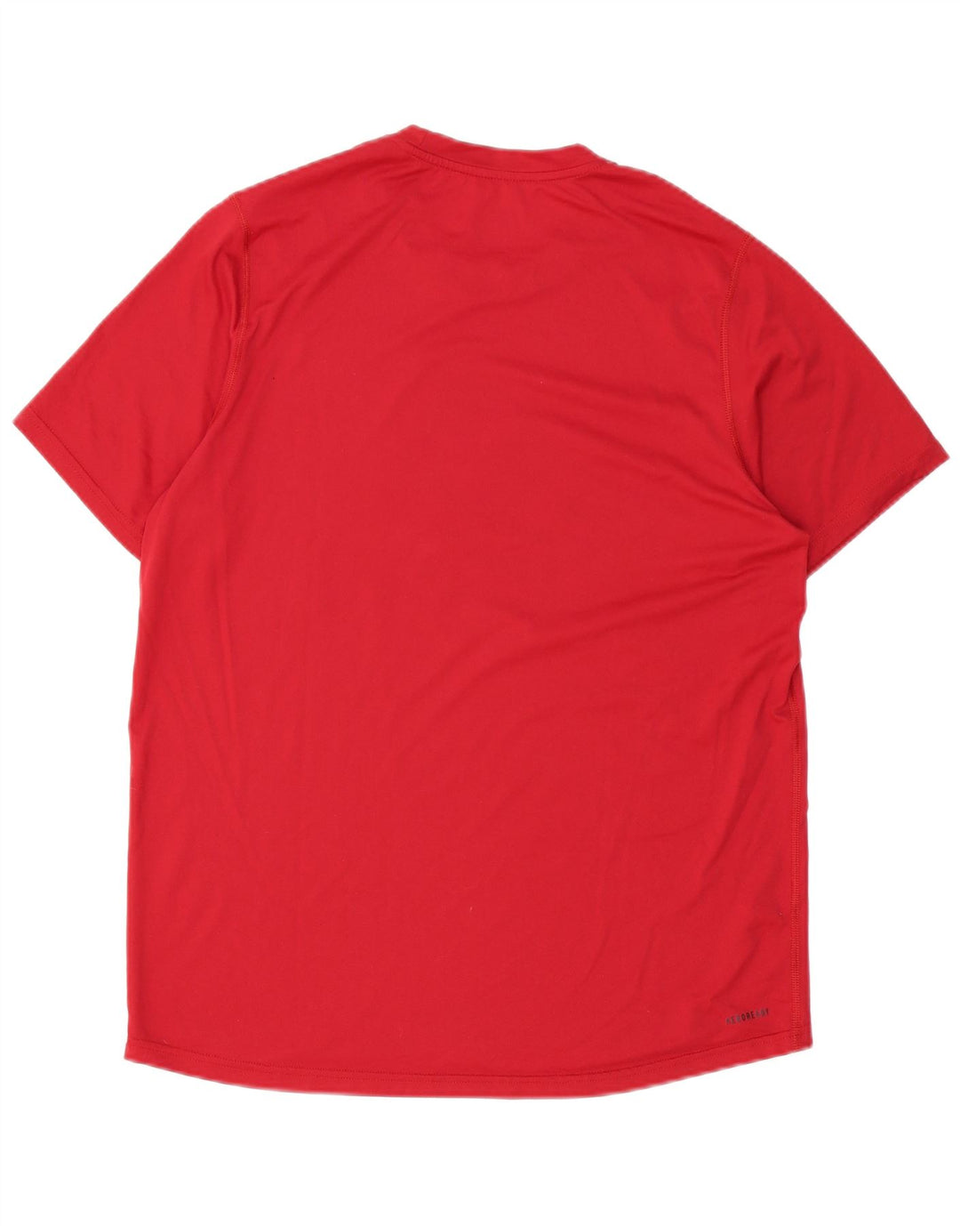 Adidas Herren Aeroready Grafik-T-Shirt, großes rotes Polyester
